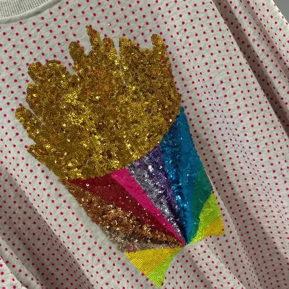 QUEEN OF SPARKLES Multicolor Sequin Sweatshirt - Picture 5 of 5
